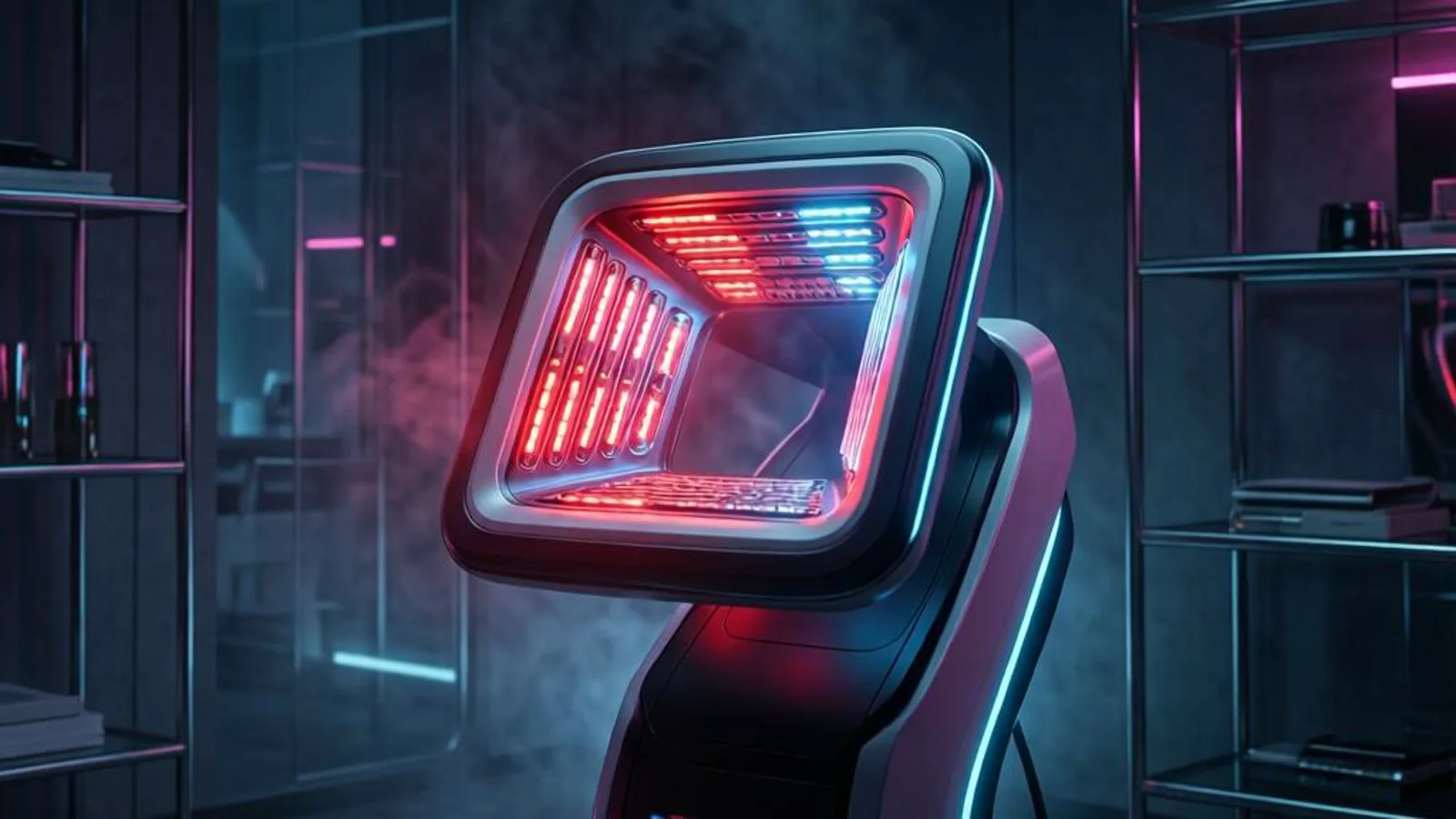 LED 光療儀器運作示意